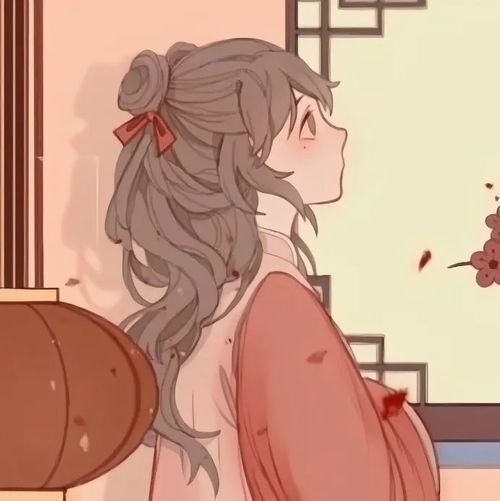 少女系图案情侣头像