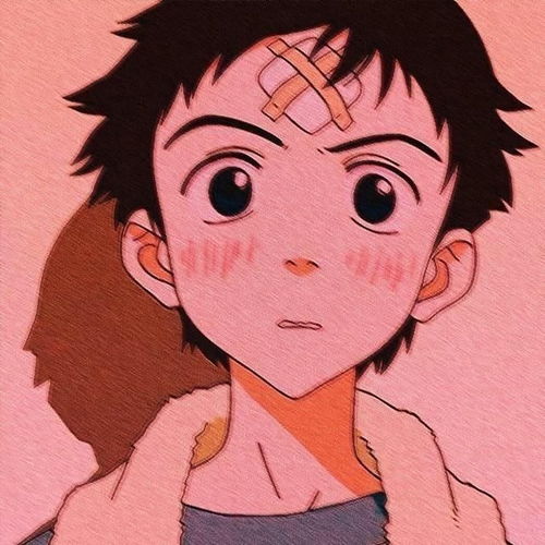 动漫男头像阳光生了锈,便成了时光
