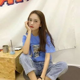 女生头像蓝色系网红女生头像大全