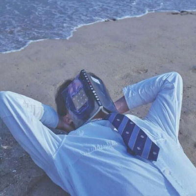 蓝色系男头面朝大海,春暖花开姜清淮