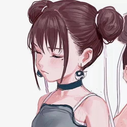 超可爱双人动漫闺蜜头像,超爱凡尔赛文学大赛