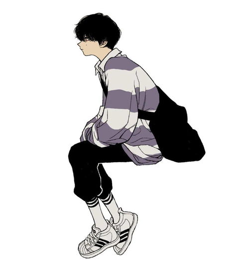 绘画素材要了命了这组韩系动漫人物动态姿势太帅了服饰素材