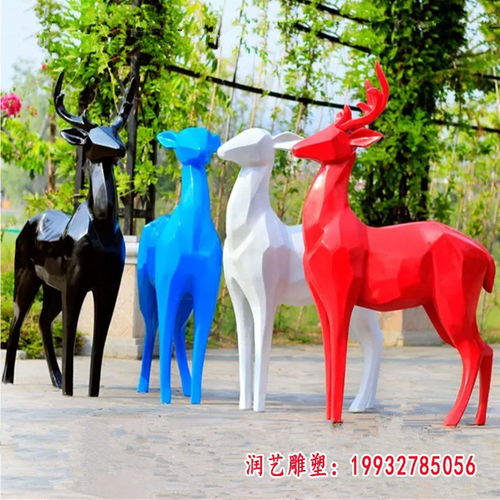 随州玻璃钢雕塑鹿制作玻璃钢仿铜鹿报价制作厂