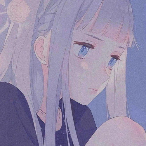 绝美蓝色系动漫头像值得保存