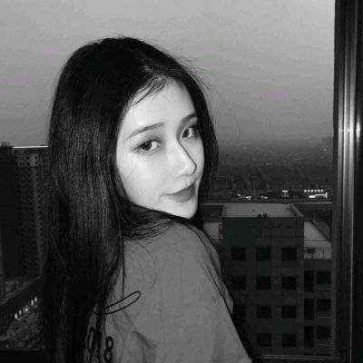 黑白女头像高冷黑白孤傲高冷御姐头像