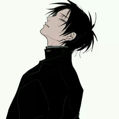 高冷酷黑系男头动漫头像