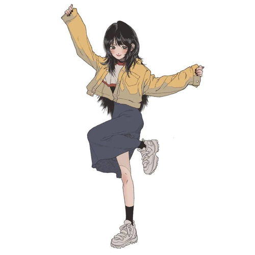 绘画素材要了命了这组韩系动漫人物动态姿势太帅了服饰素材